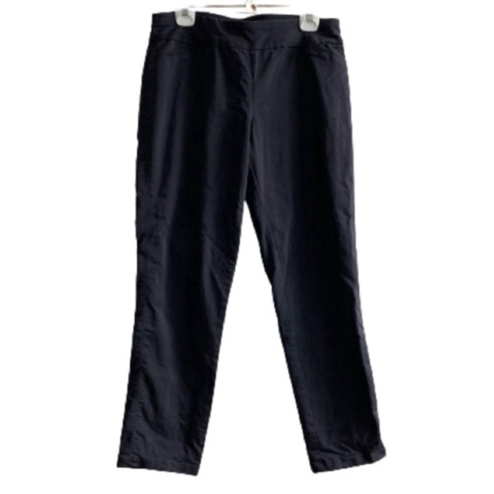 CROFT & BARROW Pant The Effortless Stretch Gray Pull On Women’s Size 12 LIKE NEW - Picture 5 of 15